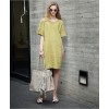 TE1283GJWL Europe fashion loose casual belt dress