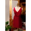 TE1291GJWL Korean fashion elegant temperament slim waist belt dress