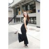 TE2206ALFS Fashion casual comfortable loose wide leg jumpsuit