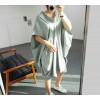 TE3032YZS Korean fashion irregular dissymmetry trendy loose t-shirt