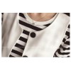 TE3163BDKJ Spring fashion slim stripes t-shirt and vest and pants three pieces