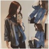 TE5075DDFS New style denim three quarter sleeve slim short coat