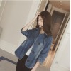 TE5075DDFS New style denim three quarter sleeve slim short coat