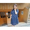 TE6400YZS Korean fashion sweet dot short sleeve dress