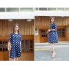 TE6400YZS Korean fashion sweet dot short sleeve dress