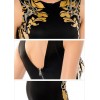 TE6811YWQS Hot sale slim print dress