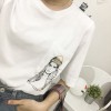 TE7595SSCL Hongkong fashion portrait print short sleeve t-shirt