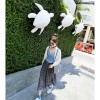 TE8921HMFS Korean fashion pure color simple round neck knitting joker vest