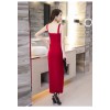 TE9247WMSS Spring fashion sexy gallus split long party formal dress