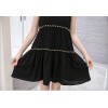 TE9272WMSS Summer new fashion chains halter a line bouffant dress