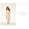 TE9788WJYS Korean style drape slim long dress