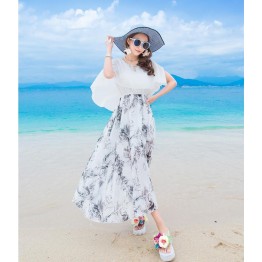 TE9851MSJ New style bohemia fashion temperament slim maxi dress
