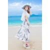 TE9851MSJ New style bohemia fashion temperament slim maxi dress