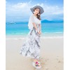 TE9851MSJ New style bohemia fashion temperament slim maxi dress