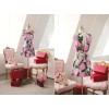 TE9906WJYS Tropical fruit shivering fresh slim sweet dress