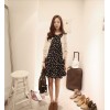 TE9021AYY Japanese Fashion Street Snap Slim Waist Dress