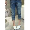 TE8007MNH Good-looking Thin Denim suspender trousers