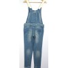 TE8007MNH Good-looking Thin Denim suspender trousers