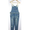 TE8007MNH Good-looking Thin Denim suspender trousers