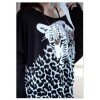 TE5940HJFS Leopard Printing Loose Large Size T-shirt