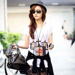 TE86031JYS New Style Korean Fashion Printing Casual T-shirt