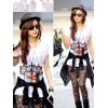 TE86031JYS New Style Korean Fashion Printing Casual T-shirt