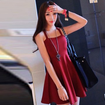 TE7749YZL Halter Slim Vest Dress