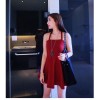 TE7749YZL Halter Slim Vest Dress