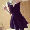 TE6538XYYC Star style slim v-neck sleeveless dress