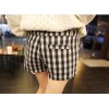 TE6503XYYC Europe style joker plaid shorts