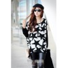 TE59108BLJL Casual five-pointed stars print long sleeve T-shirt