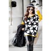 TE59109BLJL Casual five-pointed stars print long sleeve T-shirt