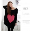 TE86120JYS Korean fashion tassel heart knitting sweater