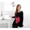 TE86120JYS Korean fashion tassel heart knitting sweater