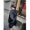 TE8966QQWL Casual lighting pattern hooded coat