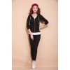 TE88219HNW Autumn casual tracksuit three pieces black