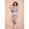 TE88219HNW Autumn casual tracksuit three pieces grey