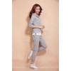 TE88219HNW Autumn casual tracksuit three pieces grey