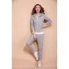 TE88219HNW Autumn casual tracksuit three pieces grey