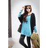 TE59217BLJL Color matching casual long sleeve T-shirt