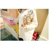 TE9829AYY Korean fashion cat printing thicken fleece pullover sweatshirt