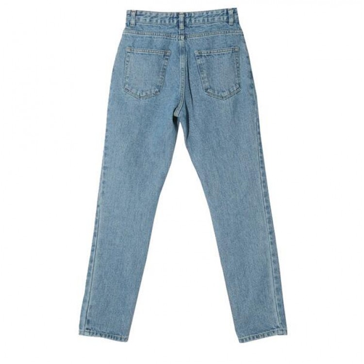 TE1745KOKO Korean style empire waist washing pencil jeans