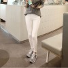 1802 Korean fashion elastic wear nine points pencil jeans