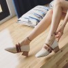 Mary Jane shoes Korean version of the word buckle Baotou sandals female summer single shoes