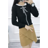 815 bow tie slim long-sleeve sweater 