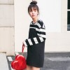 8930 # real shot 2017 fake two-piece suit dress T-shirt female