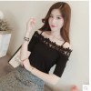 Dream of the dream of women's girdle stitching stitching with an umbrella strapless with ice silk sweater