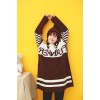 6044 # model real autumn and winter Korean loose sweater sets of lazy loaded
