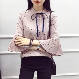 3715 short-sleeved chiffon shirt