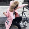 Real shot 2017 autumn and winter new Korean casual long section Slim was thin fashion down jacket female cotton jacket